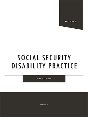 cover image of Social Security Disability Practice